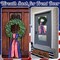 Patriotic Satin Wreath Sash for Front Door, Embroidery‑Ready Ribbon for Monogramming, 4th of July Door Decor & Garland Accessory for Indoor Outdoor Use